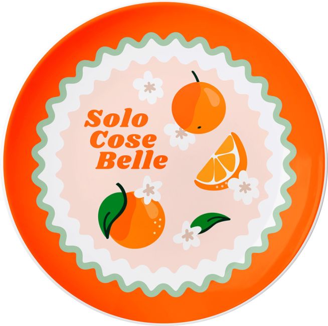 Mercato Della Frutta Dessertteller Ø 20 cm, Orange