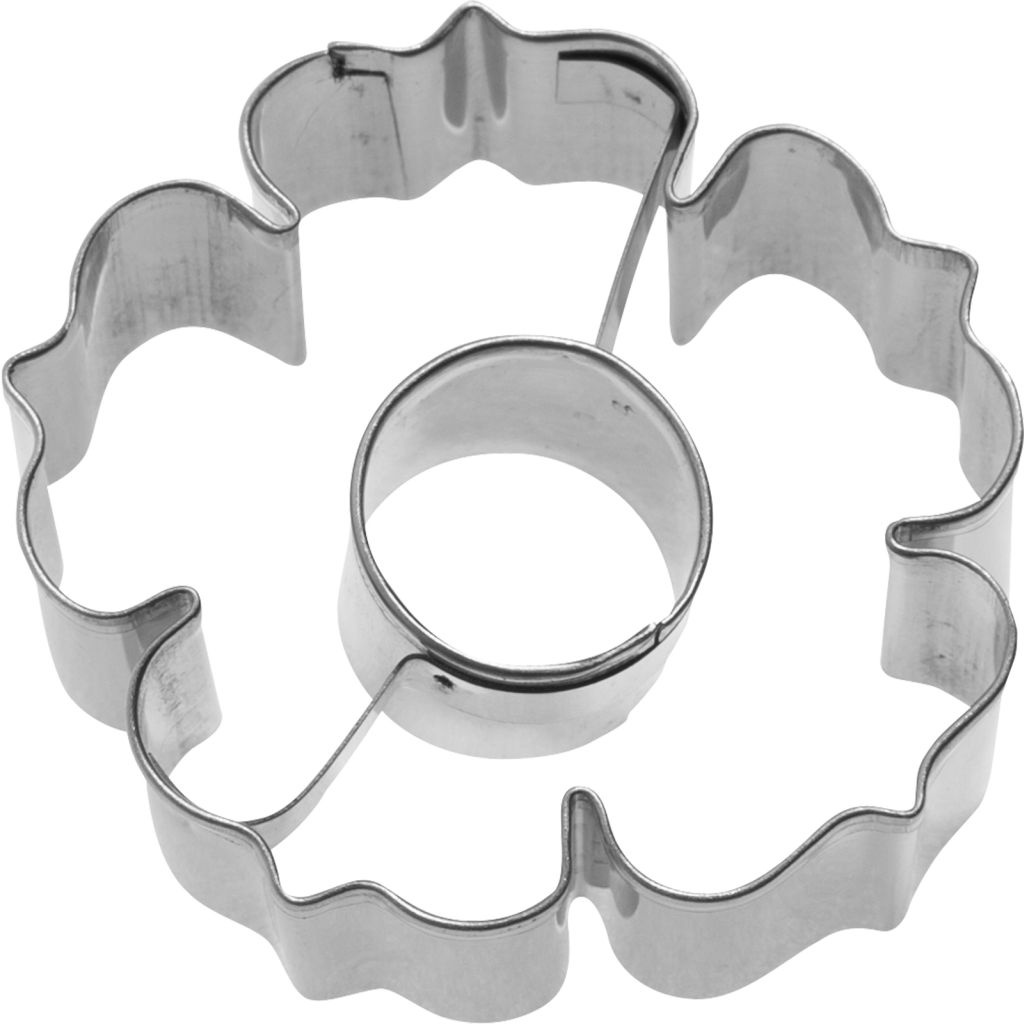 Ausstechform »Rosette mit Innenkreis 2D«, 5,5 cm