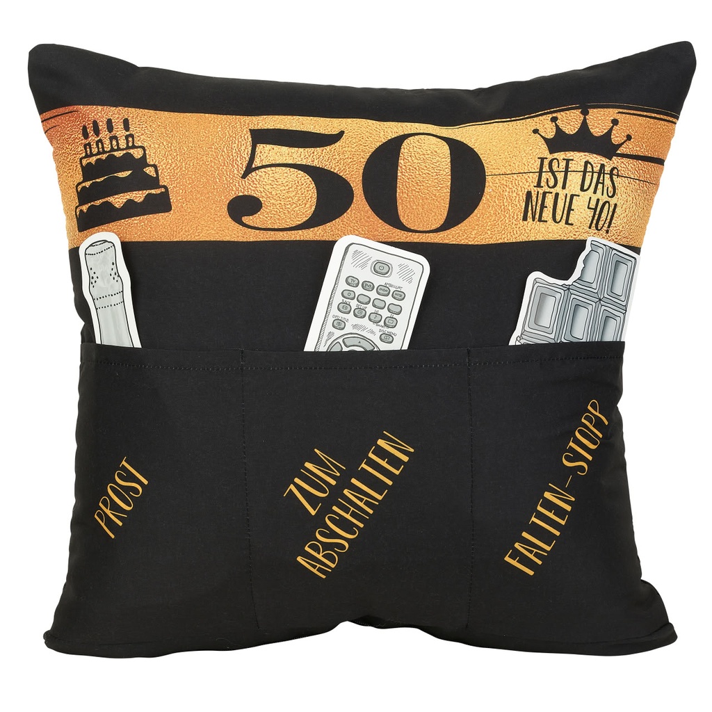 Sofahelden Polster Geburtstag 50 (3 Stück)