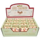 Set Swiggie Glücksschweinchen rosa, 64 Stück im Display