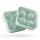 Eiskugelform - 4 Eiskugeln