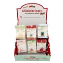 Set Glücksbringer auf Hakendisplay, 60 Stück Glücksbringer, 6-fach sortiert