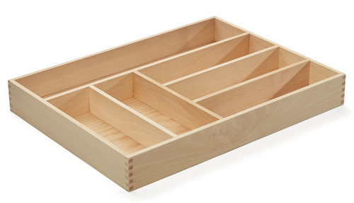 Küchenschubladen Organizer Buche