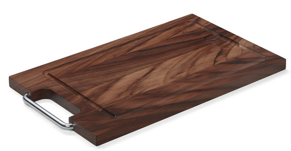 Schneidbrett mit Saftrille einfach