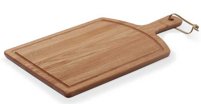 Schneidbrett mit Saftrille 