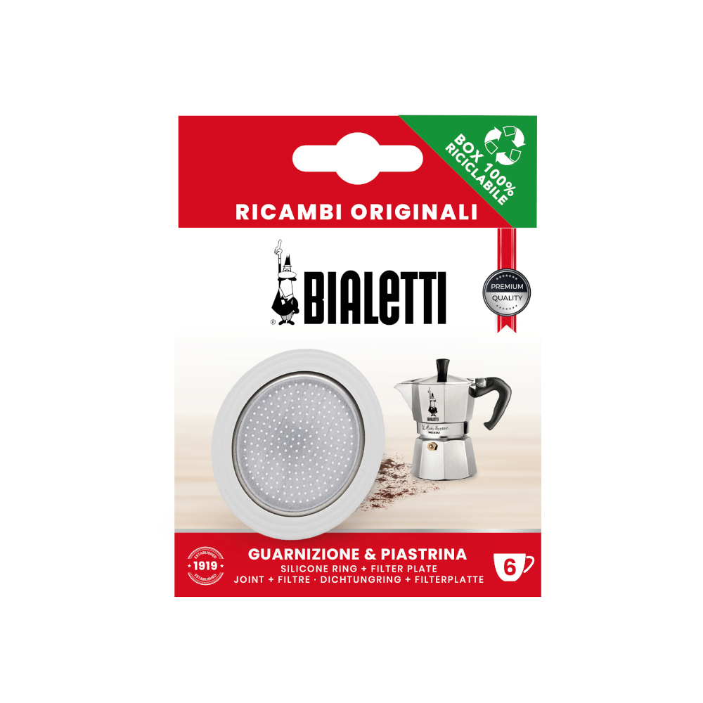 Ersatzset 6 Tassen für neue Moka Induktion und Moka Express