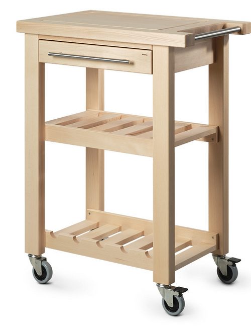 Servierwagen klein mit Saftrille