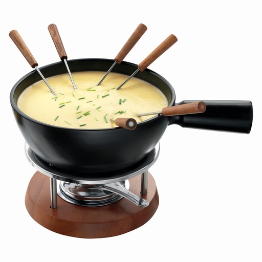 [BK853541] Fondue-Set Nero L - 2,2 L 