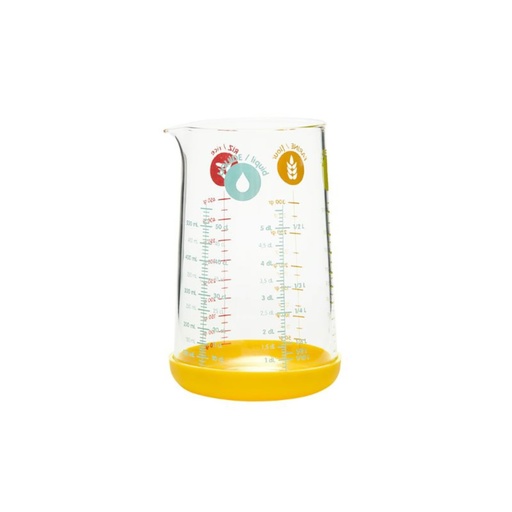 [PBPKM0500J] Messbecher Glas rutschfest 0,5L