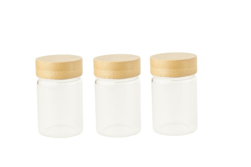 [PBPKV030] Vorratsdosen 3er-Set rund 75 ml