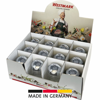 [W-63032611] 12 Salzstreuer »Paris-Chrome«, im Display mit EAN