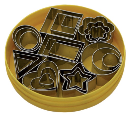 [BS199662] Dekor-Ausstecher-Satz Geometrie 24-teilig