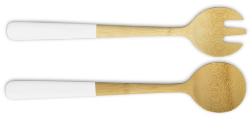 [PBNBA105] Salatbesteck 2tlg  31 cm weiß