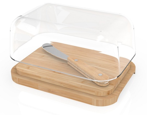 [PBNBA152] Butterdose mit Messer 3tlg