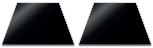 [PBPACK9914PPMID] Ceranfeldschutz 2-teilig schwarz