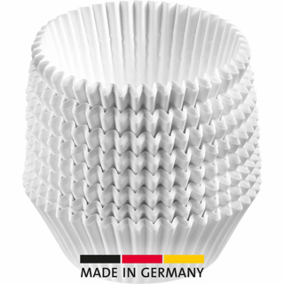 [W-3430] 80 Muffin Papier-Backförmchen, weiß
