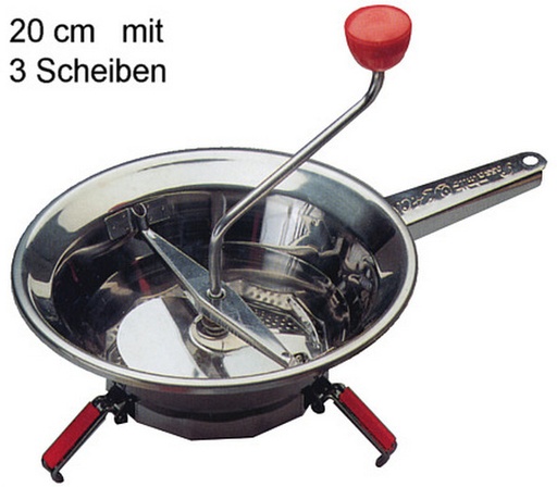[O-170] Passiermaschinen-Set 20 cm 4-teilig