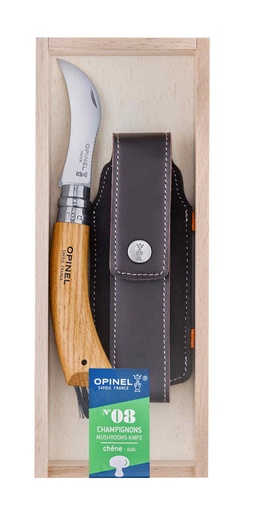 [OP001327] Klapppilzmesser N°08 Set mit Etui