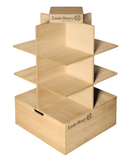 [EHMB-MIL01] 360° Display Holz 92x92cm