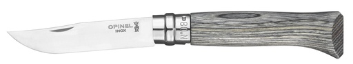 [OP002389] Klappmesser Luxus N°08 Laminierte Birke Grau