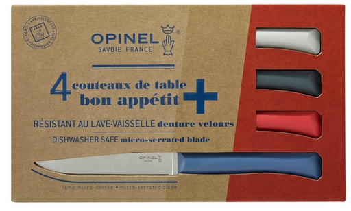 [OP002048] Tafelmesser-Set 4-tlg Bon Appétit spülmaschinenfest Primo