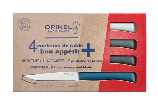 [OP002349] Tafelmesser-Set 4-tlg Bon Appétit spülmaschinenfest Sturm