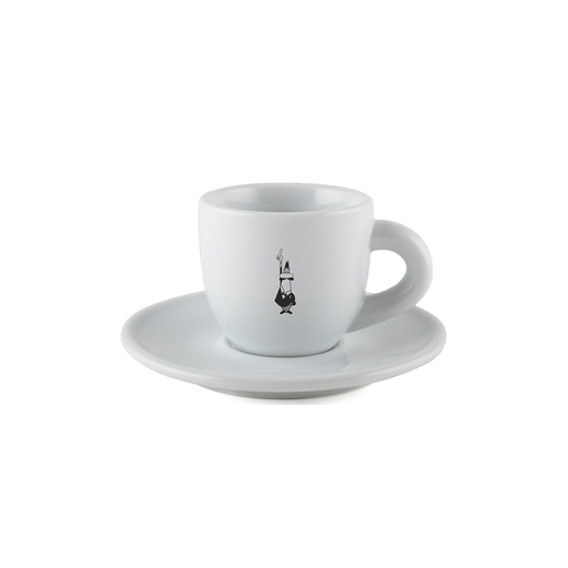 [JEY0TZ097] Moka Tasse Istituzionale mit Untertasse