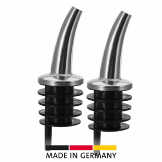 [W-4372] Ausgießer Messing silber 2er-Pkg