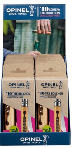 [OP002615] Display Klappkorkenziehermesser N°10 12-teilig