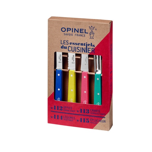 [OP003208] Messer-Set Essentiels 4-tlg Pop80