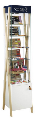 [OP817011] Display Vitrine Tour Denise - 5 Glasfächer 