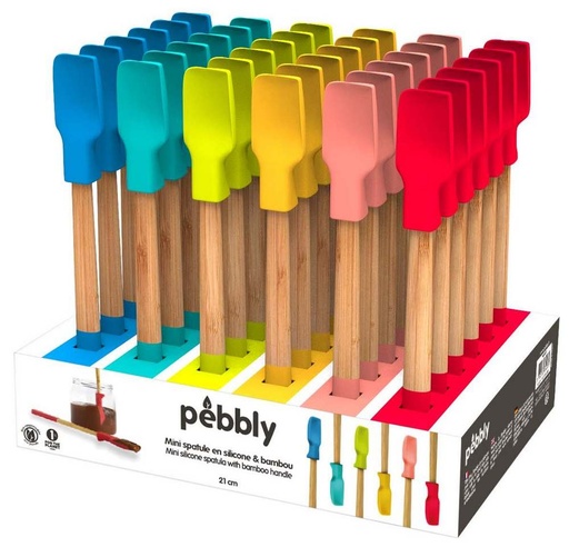 [PBNBA187] Display Löffelspachtel Silikon Mini 36-teilig 