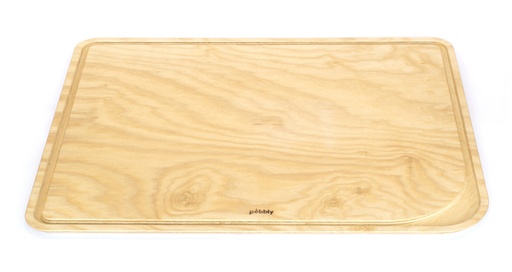 [PBMIF004] Schneidbrett M 35x25 cm mit Saftrille weiße Esche