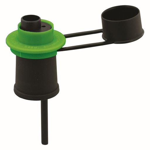 [O-6776] Weinausgießer Grün mit Sieb