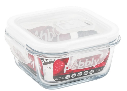 Frischhaltedose quadratisch Glas/PP