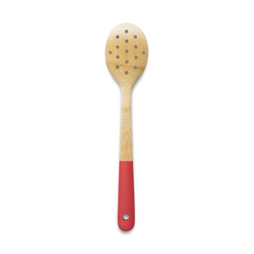 [PBNBA137] Schaumlöffel gelocht 30cm - Rot