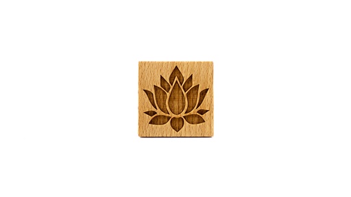[FR058686] Stempel Lotus quadratisch