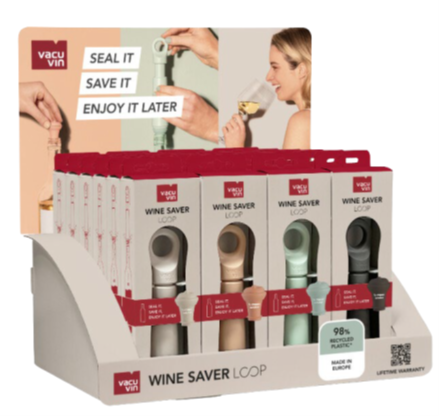 [VV0971060] Thekendisplay Weinpumpe Loop (gefüllt 4x3 Stück)