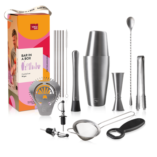 [VV7889364] Cocktail Set Bar in a Box Mixologist, 14 teilig