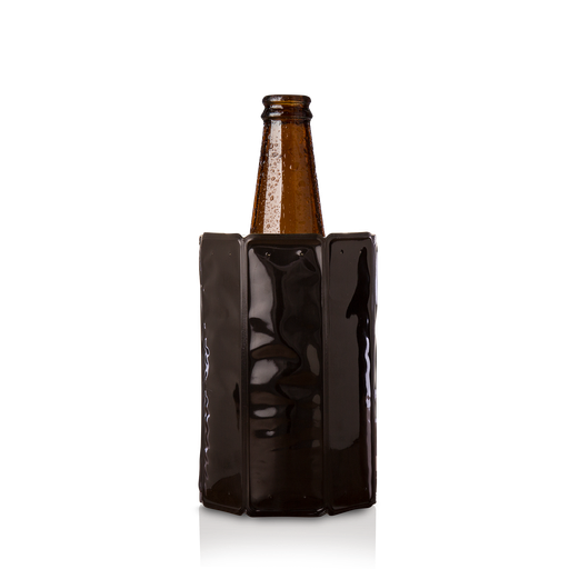 [VV38544606] Aktiv Weinkühler für Bierflaschen oder kleine Weinflaschen, schwarz, Klappverpackung
