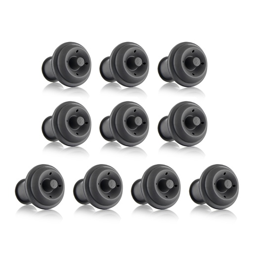 [VV0883060] Vakuum Wein Stopper grau (10 Stück) Polybeutel