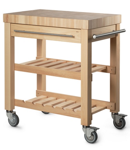 [BRM8005OB] Servierwagen groß mit Fleischblock