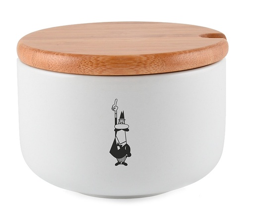 [JEY0TZ102] Zuckerdose mit Bambusdeckel 280g