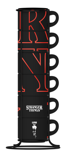 [JESTRTH02P] Stapelbare Espresso Tassen Stranger Things