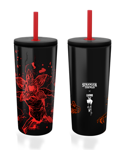 [JESTRTH05A] Thermobecher Stranger Things mit Strohhalm