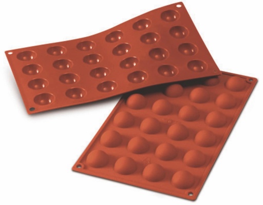 [BS115220]  Silikon-Backform Halbkugel Mini