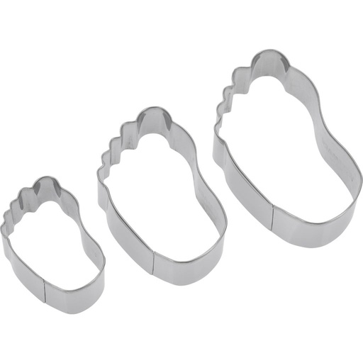 [W-31972260] Set Ausstechförmchen »Füße«, 3 tlg