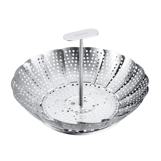 Dünsteinsatz mit Silikonfüßen, verstellbar 