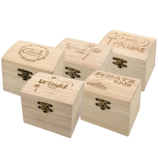 [HG5469] SET Schatzkisten 2, 5-fach sortiert (15 Stück)