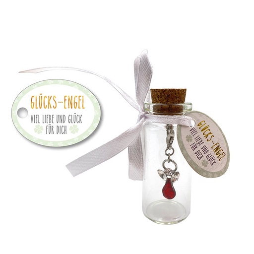 [HG1740] Glücks-Engel im Fläschchen, Liebe (8 Stück)